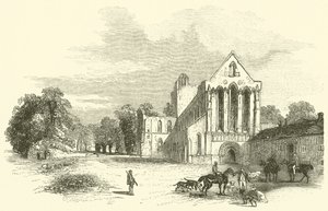 Lanercost Priory（雕刻）。 作者 英语学校