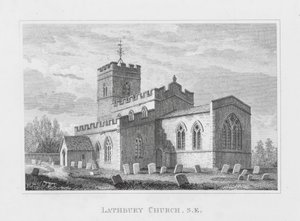 拉斯伯里教堂，东南部（雕刻） 作者 英语学校