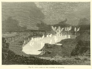 基拉韦厄火山口的熔岩湖 作者 英语学校