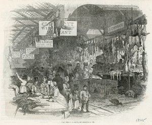 1845年圣诞节前夕的Leadenhall市场 作者 英语学校