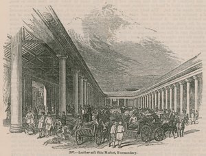 皮革和皮肤市场，Bermondsey，伦敦 作者 英语学校