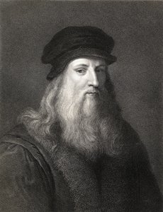 莱昂纳多达芬奇（1452-1519）雕刻） 作者 英语学校
