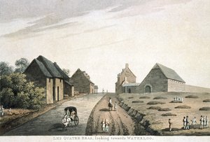Les Quatre Bras, looking towards Waterloo, published by R. Bowyer 作者 英语学校