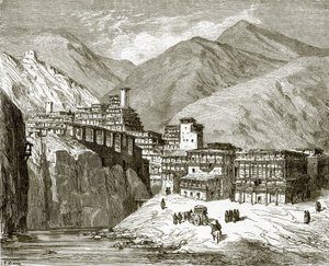 Begitta的Lesghian村庄 作者 英语学校