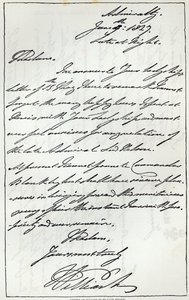 威廉四世致1827年尼尔森夫人的信，发表于1891年的“休闲之家” 作者 英语学校