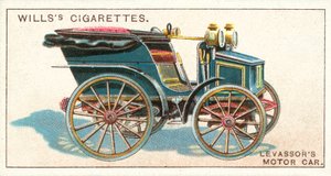 莱瓦索尔的汽车(chromolitho) 作者 英语学校