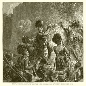 梅特兰上校和第75位高地人在1805年袭击了Bhurtpore 作者 英语学校