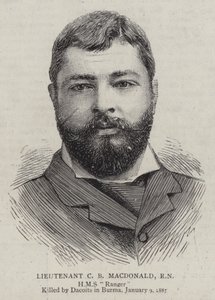 Lieutenant C B Macdonald, RN (engraving) 作者 英语学校