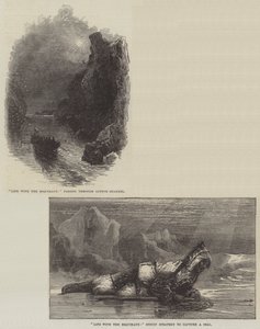 与 Esquimaux 的生活（雕刻） 作者 英语学校