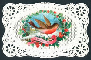 小红罗宾，新年卡 作者 英语学校