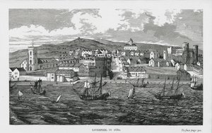 1680 年的利物浦（雕刻） 作者 英语学校