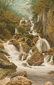 Lodore Falls  -  Derwentwater 作者 英语学校