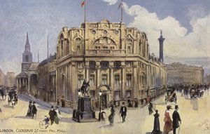 伦敦，Pall Mall的Cockspur Street 作者 英语学校