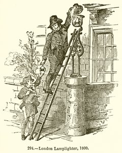 伦敦灯明，1800 作者 英语学校