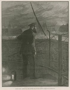 伦敦大火;了望Southwark Bridge Road的Central Fire Brigade Station 作者 英语学校