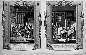 克伦威尔勋爵向亨利八世赠送圣经，主教于1688年向詹姆斯二世提出请愿书，来自保罗赖特的“新完整的殉道者之书” 作者 英语学校