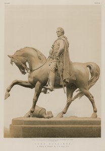 哈丁格勋爵，青铜雕像，作者 J H Foley，R A（chromolitho） 作者 英语学校