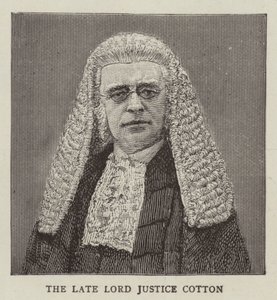 Lord Justice Cotton (engraving) 作者 英语学校