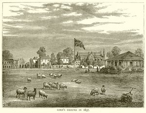Lords Ground于1837年 作者 英语学校