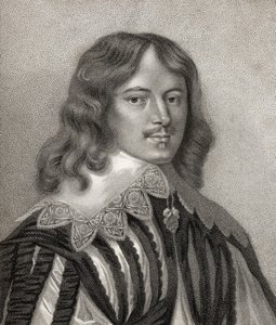 Lucius Cary，由Bocquet雕刻，插图来自&39;皇家和贵族作家目录，第五卷&39;，于1806年出版（版画） 作者 英语学校