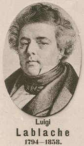 Luigi Lablache（雕刻） 作者 英语学校
