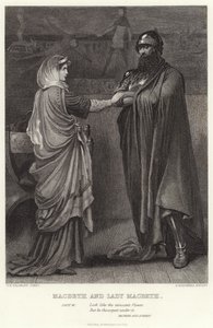 Macbeth和Macbeth夫人，Macbeth，Act I，Scene V. 作者 英语学校