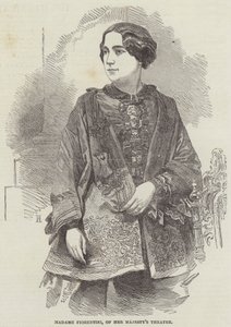 菲奥伦蒂尼夫人，女王陛下剧院（版画） 作者 英语学校