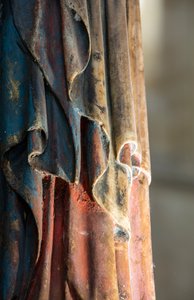 中殿的圣母和圣婴，多色细节 作者 英语学校