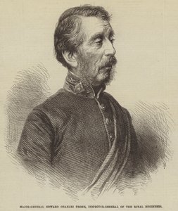 皇家工程师监察长爱德华·查尔斯·弗罗姆少将（雕刻） 作者 英语学校
