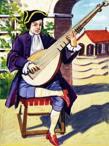 男人玩Archlute 作者 英语学校