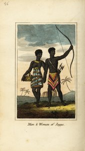 Man and woman of Jagga, from the kingdoms of Monoemugi and Caffraria, Africa 作者 英语学校
