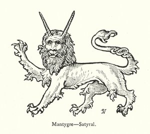 Mantygre, Satyral (engraving) 作者 英语学校