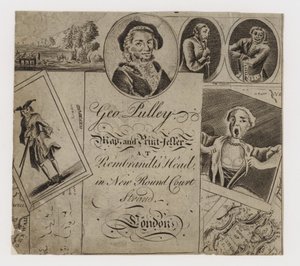 地图和打印机，George Pulley，交易卡 作者 英语学校