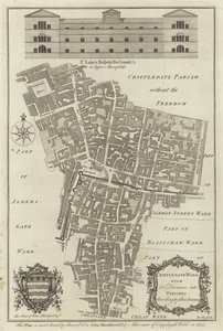 Cripplegate Ward，伦敦地图