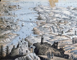 1855年6月18日，1855年塞瓦斯托波尔围城地图