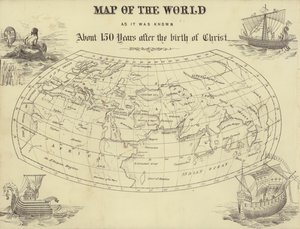 基督诞生约 150 年后的世界地图（雕刻） 作者 英语学校