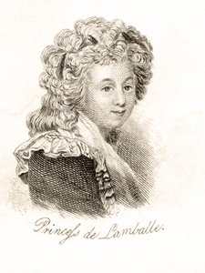 Marie-Therese Louise di Savoia-Carignano，来自&39;Crabb&39;s Historical Dictionary&39;，于1825年出版 作者 英语学校