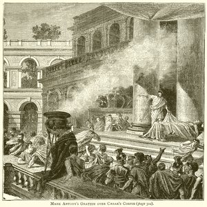 Mark Antonys对Caesars Corpse的演讲 作者 英语学校