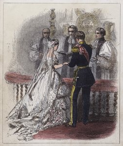Marriage of the Princess Royal (coloured engraving) 作者 英语学校