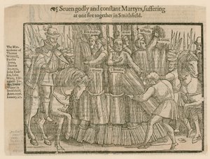 在史密斯菲尔德被烧死的烈士（雕刻） 作者 英语学校