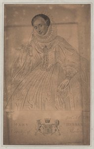 彭布罗克伯爵夫人玛丽-赫伯特（雕刻） 作者 英语学校
