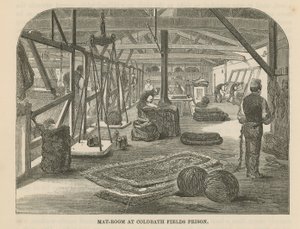 Coldbath Fields监狱的Mat Room 作者 英语学校