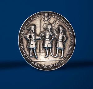 1869年阿姆斯特丹纪念威廉和玛丽的加冕庆祝活动（银奖）（反面419671） 作者 英语学校