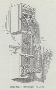 Mediaeval Knocker, France (engraving) 作者 英语学校