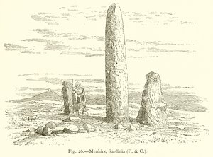 Menhirs，撒丁岛 作者 英语学校