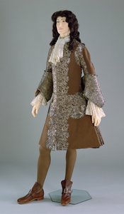 男装外套，1720年代（刺绣西国宽布） 作者 英语学校