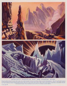 水星的永昼与永夜（彩色石版画） 作者 英语学校