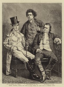 Messers Mathews, Phelps, and Toole in the Comedy of "John Bull", a Portrait Group (engraving) 作者 英语学校