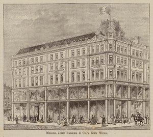 Mrrs John Barker and Co, Drapers and General Warehousemen, Outfitters, Domestic Engineers, House Furnishers, and Purveyors, Kensington High Street, W (雕刻) 作者 英语学校