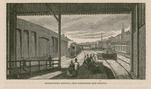 从Farringdon路站出发的大都会铁路 作者 英语学校